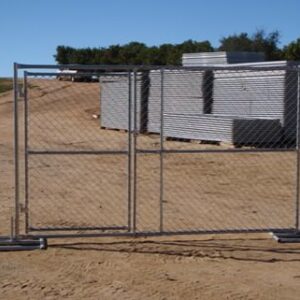 Temporary Fence Panel with Gate