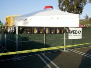 85% Temporary Fence Obscurity Screen
