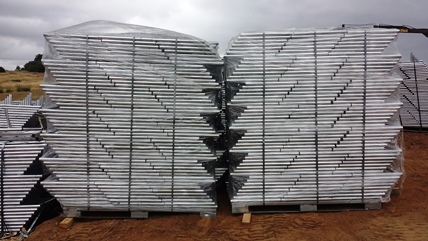 1 3/8" Temporary Fence Panel Stand 150 piece Bundle