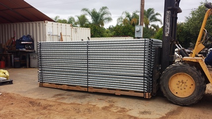 Temporary Fence Panel, Stand, Clamp Bundle