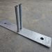Two Peg 4x24 Flat Plate Temporary Stand side